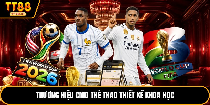 Thương hiệu CMD thể thao thiết kế khoa học