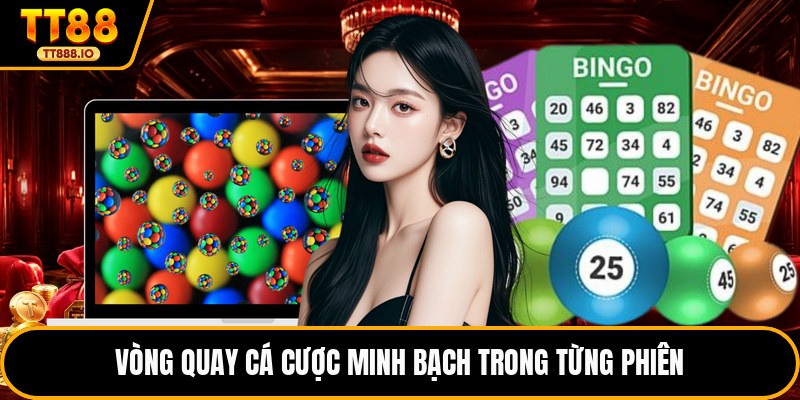 Vòng quay cá cược minh bạch trong từng phiên